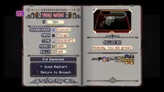 Enter the Gungeon any% convict speedrun 11m 18s [Convict PB]
