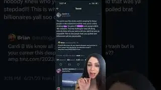 Cardi B Claps Back At Missing Submarine Passenger’s Stepson #cardib #titanicsubmarine #submarine