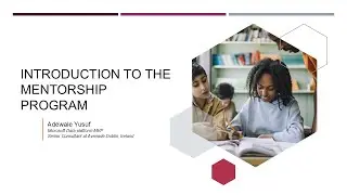 Introduction to the Mentorship Program - Analytics Extra Mentorship Program 1.0