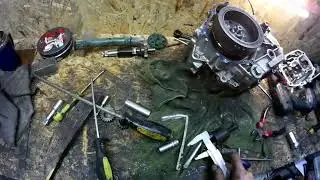 Bajaj v15 ремонт кпп  разбор 1 часть