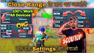Gyro & Non Gyro Zero Recoil Sensitivity settings✅ bgmi sensitivity settings🔥All Device for BGMI/PUBG