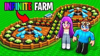 We Made an INFINITE FARM in Roblox..