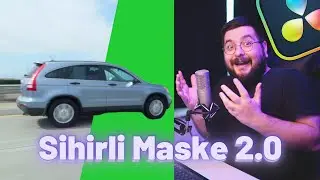 Yeni OBJECT MASK gerçekten de SİHİRLİ || Davinci Resolve 18 Studio