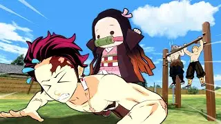 Tanjiro Zenitsu & Inosuke become Hashiras! (Demon Slayer VR)