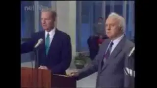 J.Baker and E.Shevardnadze made a joint statement on war  Iraq & Kuwait.1990