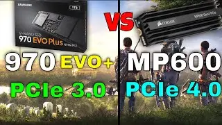 Corsair MP600 vs Samsung 970 EVO Plus | PCIe 4.0 vs PCIe 3.0 NVMe Load Times Benchmark