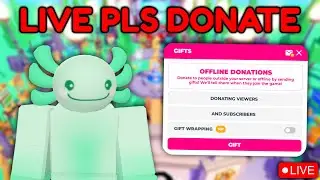 🔴LIVE PLS DONATE🔴Chatting with every viewer🔴I'm outa robux😭😭