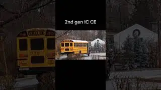 3rd VS 2nd gen IC CE SCHOOL BUS #shorts