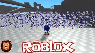 1 MILLON DE SONIC EN ROBLOX | SONIC WORLD ADVENTURE EN ROBLOX LEON PICARON