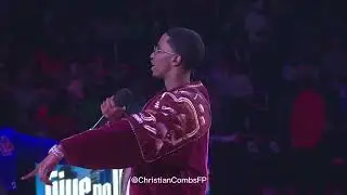 King Combs performing Can’t Stop Won’t Stop & Love You Better,Los Angeles Clippers vs Boston Celtics