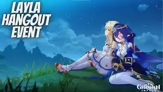 Genshin Impact: All Layla Hangout Events (First Try) (PS5) (No Commentary) (English)