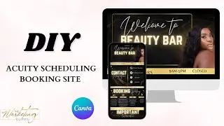 DIY | ACUITY SCHEDULING DESIGN | CANVA | FOR BEGINNERS