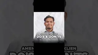 AMENDMENT DARI KLIEN DO'S & DONTS!!!