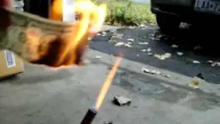 Burning One Million Dollars