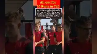 All out for 10 Runs in T20.@drinfoshort #shorts #short #viral #T20Cricket #CricketNews