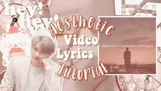 ✧˚꒰ aesthetic vhs video lyrics tutorial — kpop edit using vivacut (idn/eng)˚ˑ༄ ·
