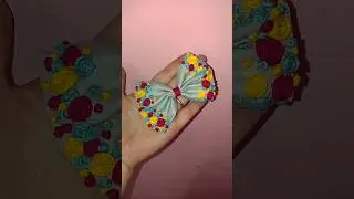 how i make this bow 🤯 #shorts #sewing #diy #challenge