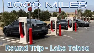 Taking A Tesla Model Y On A 1,000 Mile Road Trip | Lake Tahoe