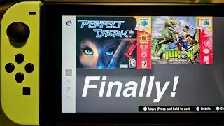 Perfect Dark 64 Finally On Nintendo Switch Online! 2024 Co-op Gameplay NSO Expansion Split-Screen
