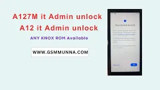 A127M it admin unlock