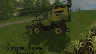 LS 15 - Courseplay Tutorial - Spritzen/Düngen mit MB Trac