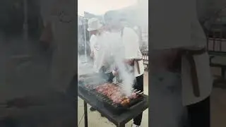 Отработали на выездном мероприятии! Скоро будет видео! #smoker #еда #bbq
