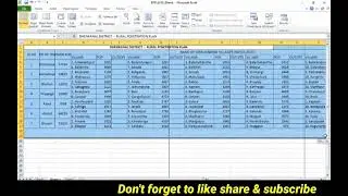 How to print large excel spreadsheet on one page || how to convert excel  to pdf