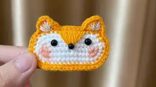 Crochet hairclip con cáo | Móc kẹp tóc con cáo đáng yêu | Lan Anh Crochet