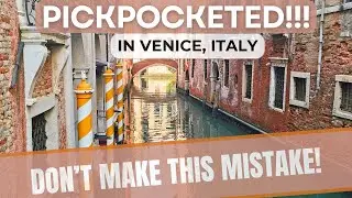 LEGAL PICKPOCKETING IN VENICE ITALY on trains - what NOT TO DO!!! I got SCAMMED