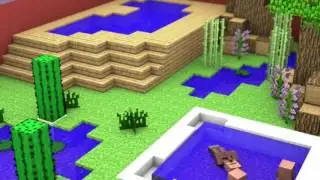 Minecraft  Житель ТВ Rus