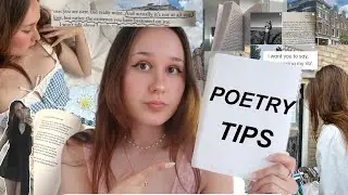 my best poetry tips 𐙚📜⭒๋࣭ how to write better poetry (poem advice for beginners and intermediates)