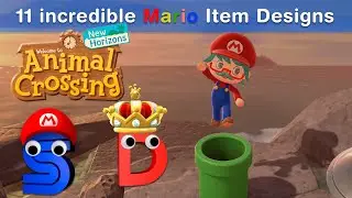 11 incredible Mario Item Designs 👸🏼🍄⭐️ | Animal Crossing New Horizons | Mario Items