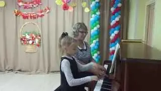 2015 НДШИ Волкова Дарья 1 класс Детская песня 