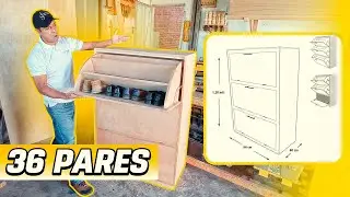 Super Practical and Functional Shoe Rack for 36 Pairs 