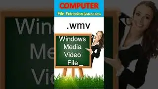 Computer File Extension, Video Files, .wmv - Windows Media Video File 