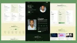 Build a Responsive Animated Portfolio Website with Dark & Light Mode | Free Source Code