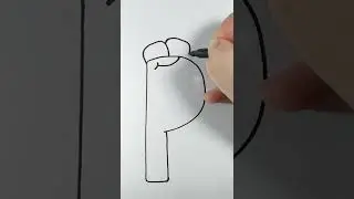 Alphabet Lore P drawing