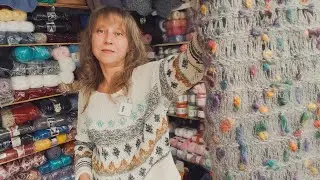 Спасаю мохеровую кофту , постиранную в машинке .
