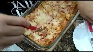 LASANHA DE FRANGO FEITA COM MASSA PRÉ COZIDA!
