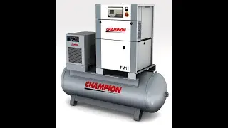 Champion FM11/CT/270 8Bar 11kw 56cfm Full Feature Compressor - RSCCP1126V4