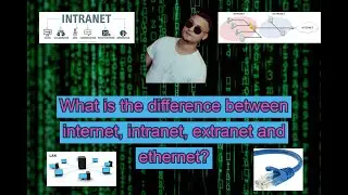 What is the difference between internet, intranet, extranet and ethernet?