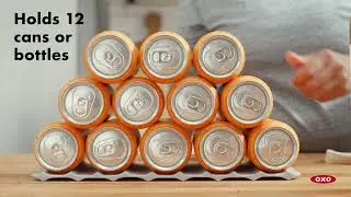 Prevent Bottles and Cans from Rolling Around Your Fridge with OXO's Beverage Mat