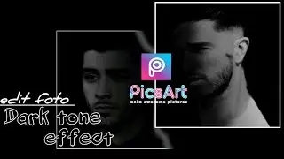 Picsart tutorial - cara edit foto dark tone effect