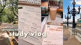 Study Vlog 📚📋 | productive days, coffee, study with me, endless note-taking