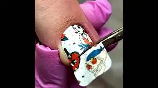 Инструкция пленки педикюр  #пленкидляногтей #nailtutorial #маникюрпедикюр