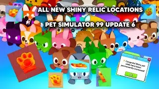 All New Shiny Relic Locations in Update 6! (Tech World) - Pet Simulator 99