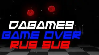 FIVE NIGHTS AT FREDDY'S 4 SONG (GAME OVER) LYRIC VIDEO - DAGames [RUS SUB]