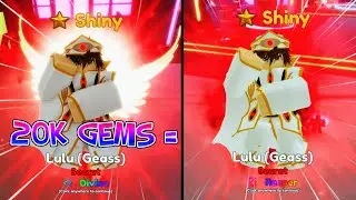 SPENDING 20K💎GEMS WILL I GET SECRET LULU [LELOUCH]? IN ANIME ADVENTURES ROBLOX