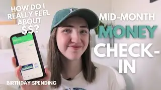 Mid Month $$ Check In – money talk, staying on track + spending in a fun way