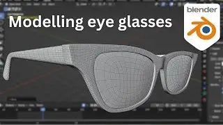 How to Model Eye glasses in Blender | Product Modelling tutorial